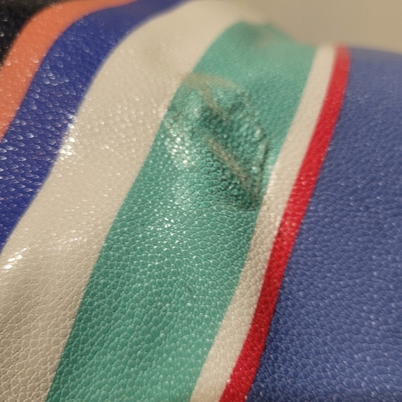 Kate Spade New York Cedar Street Striped Harmony Shoulder Bag Tote Leather - Picture 8 of 13